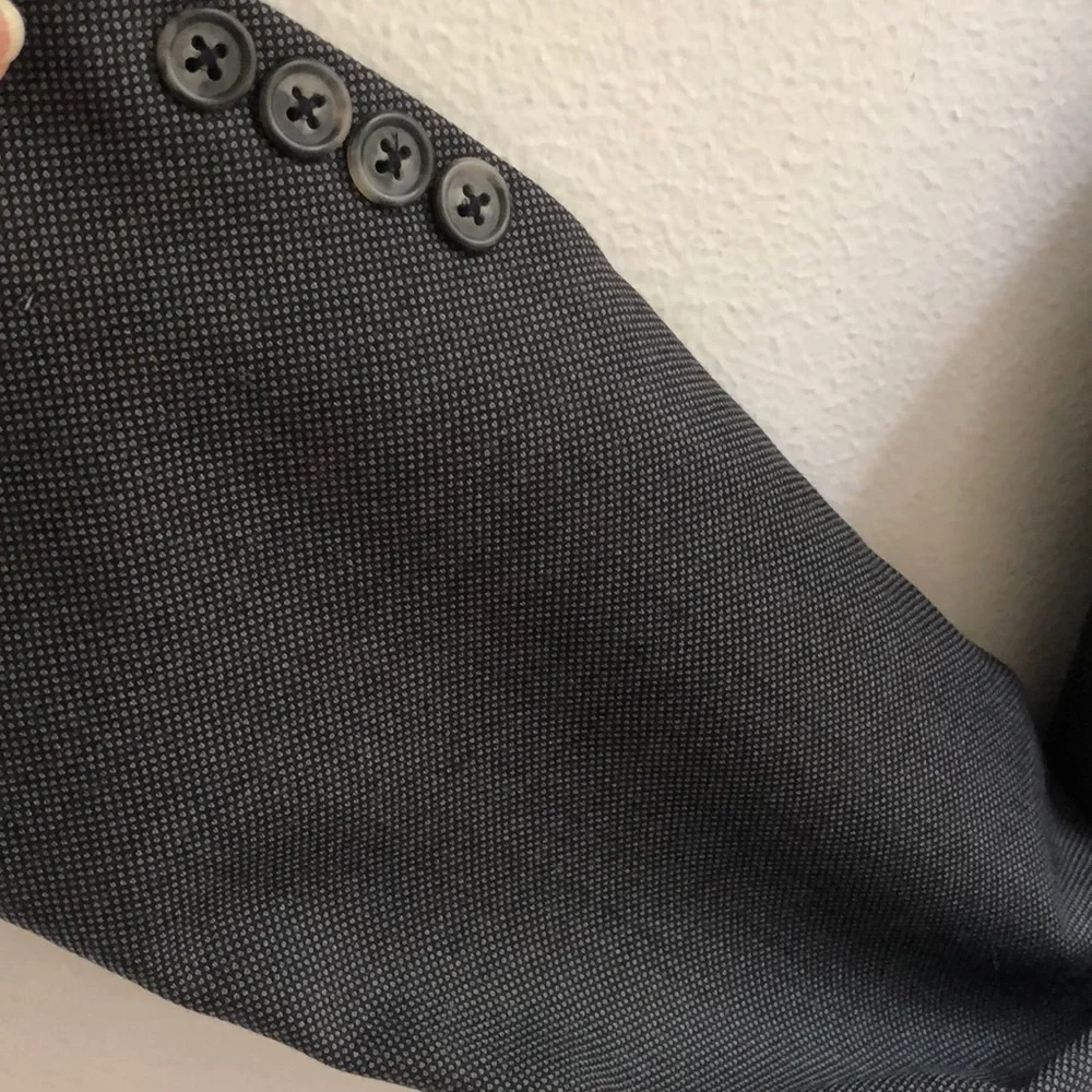 Fioravanti Soft Mens Suit Jacket Grey 3 Button Blazer Charcoal No Size Tag 42R